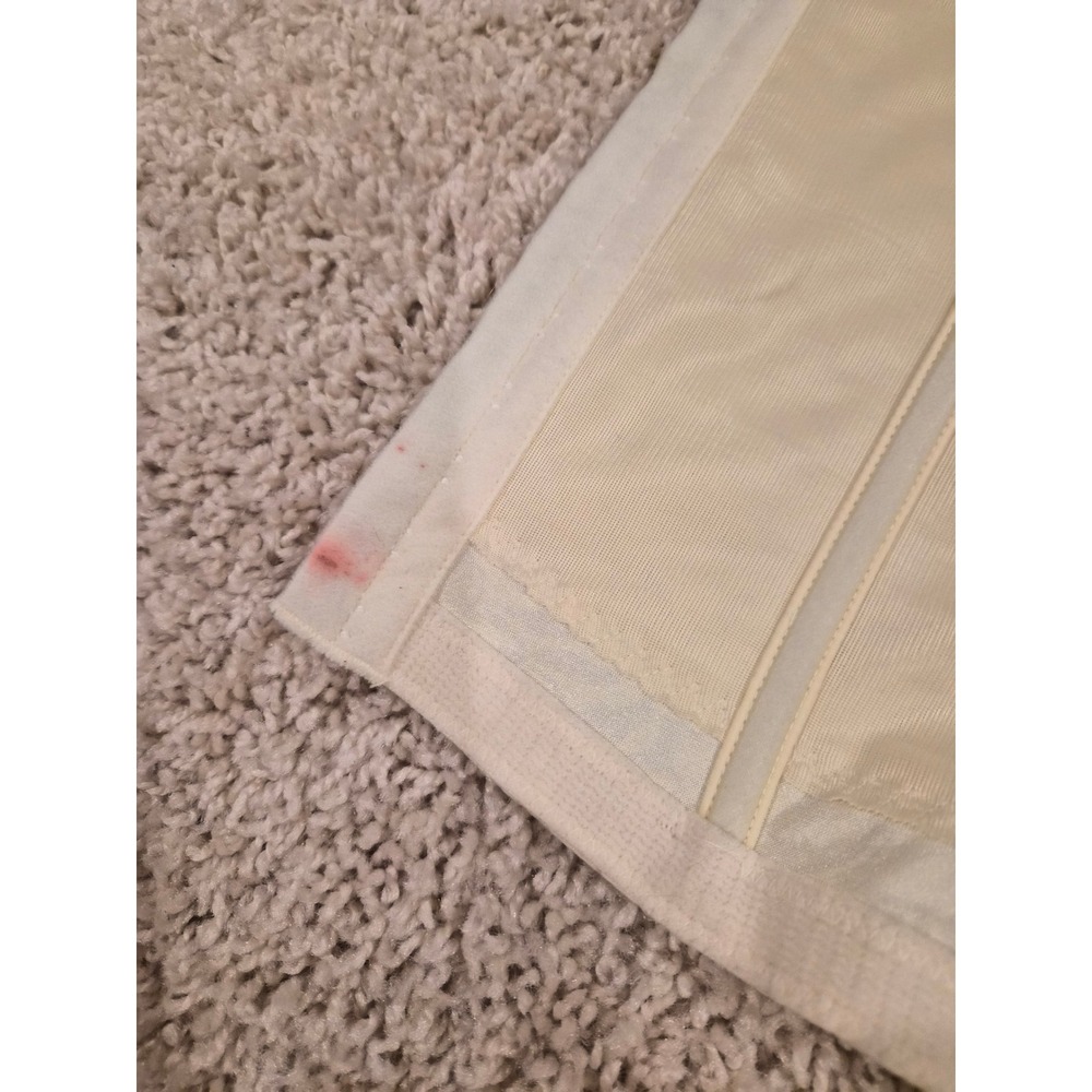 Maidenform Flexees Waist Nipper Cincher Ivory Floral Jacquard 6868 Small - Picture 4 of 5
